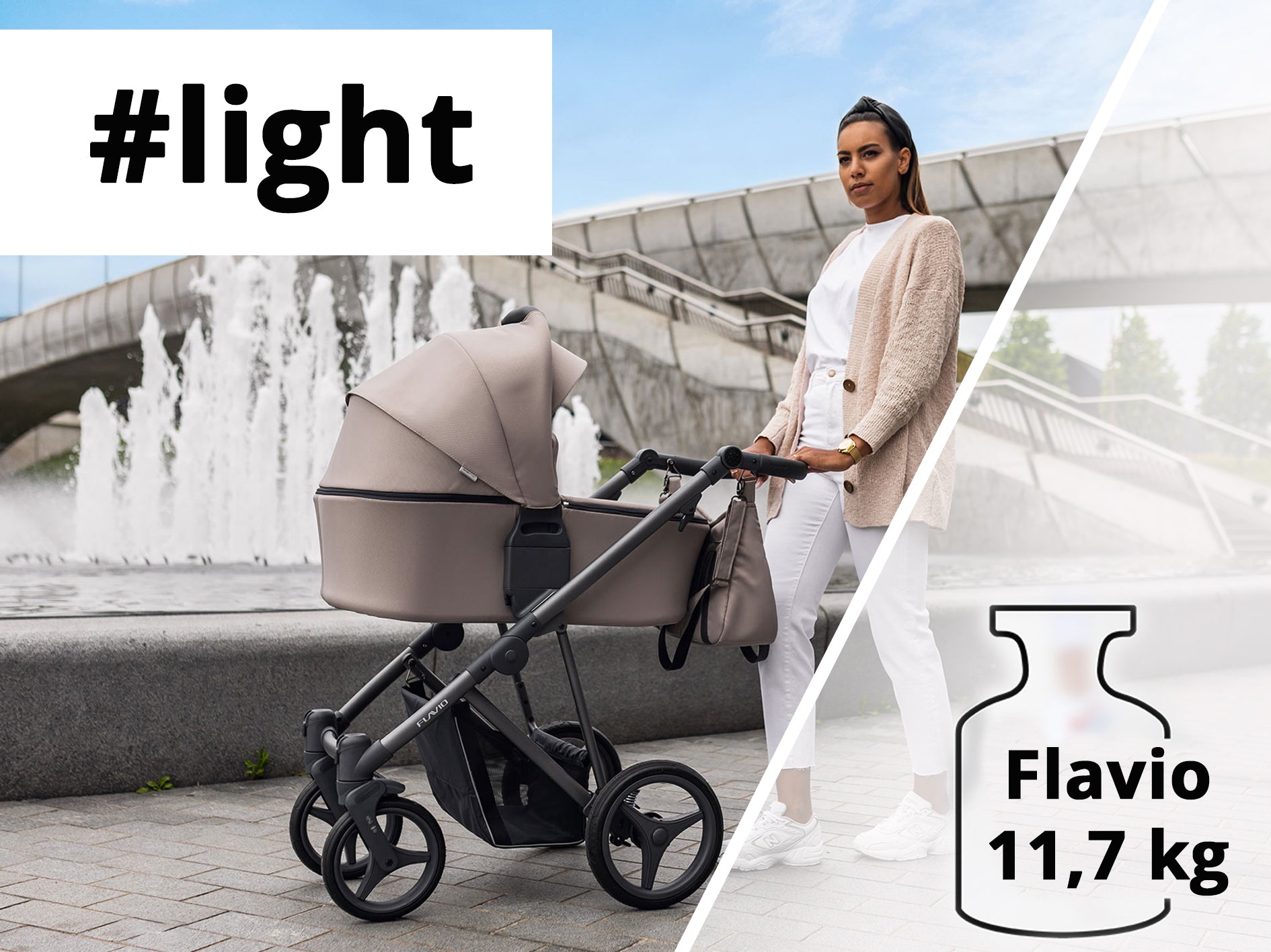 Dječja kolica Bebetto Flavio Premium Class Stella 02 4u1 B