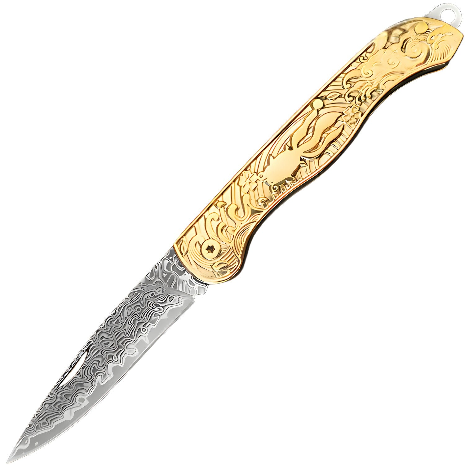 Outdoor preklopni nož WG741 - Zlatni KP39539