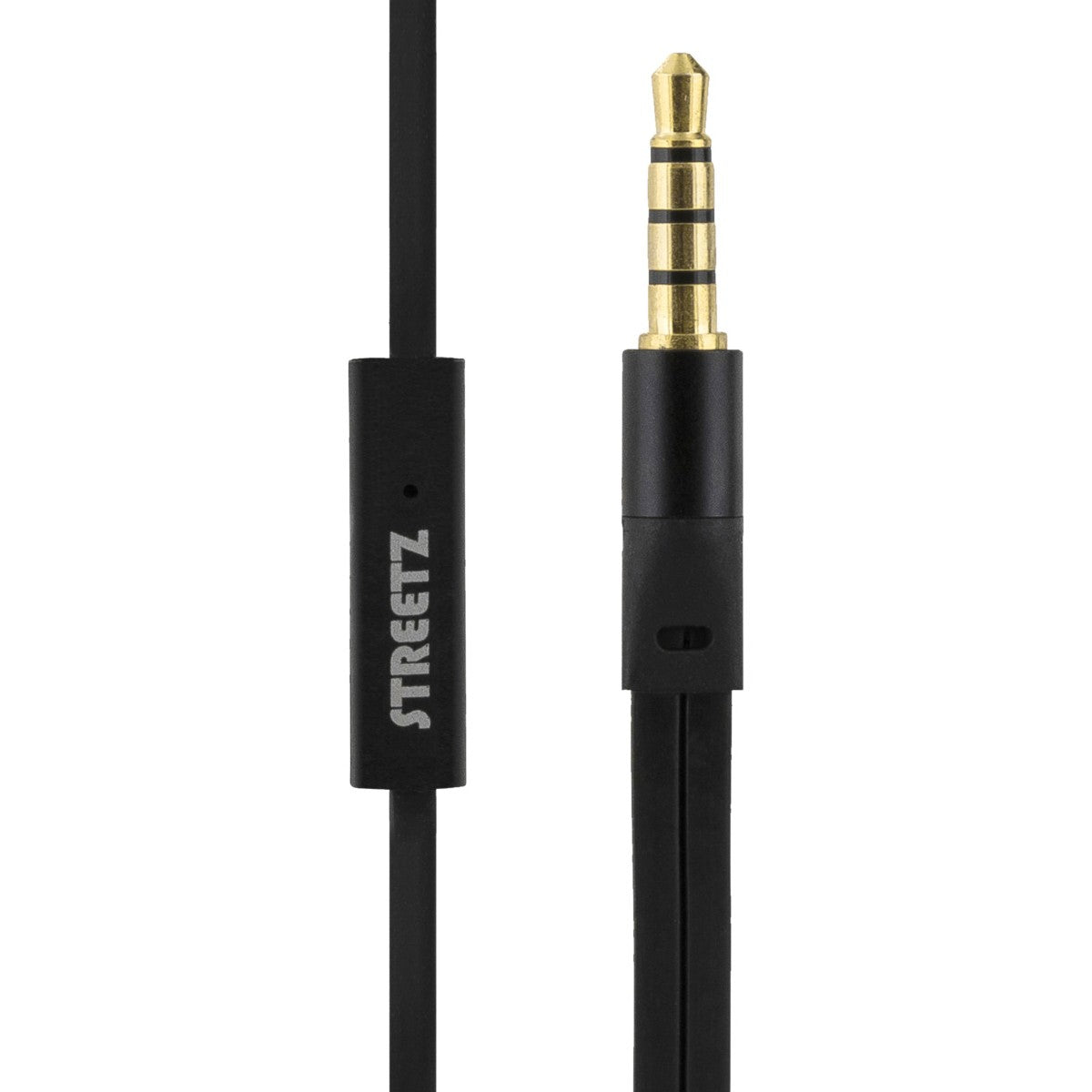 STREETZ E110 In-ear slušalice na žicu, daljinski s 1 gumbom, 3.5mm prikljucak, mikrofon, crne