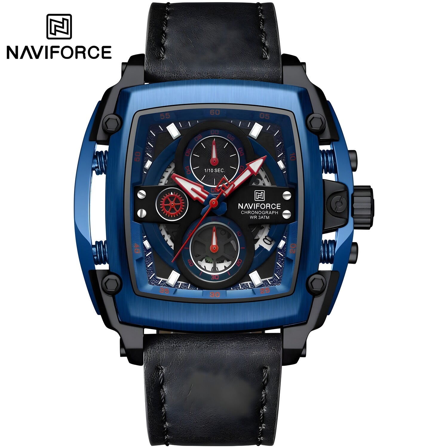 Sat NAVIFORCE TU-38599 - Crna / Plava KP38599