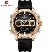 Sat NAVIFORCE HE-38633 - Crna / Smeđa KP38633