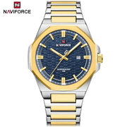 Sat NAVIFORCE ST-38666 - Zlatna / Srebrna / Plava KP38666
