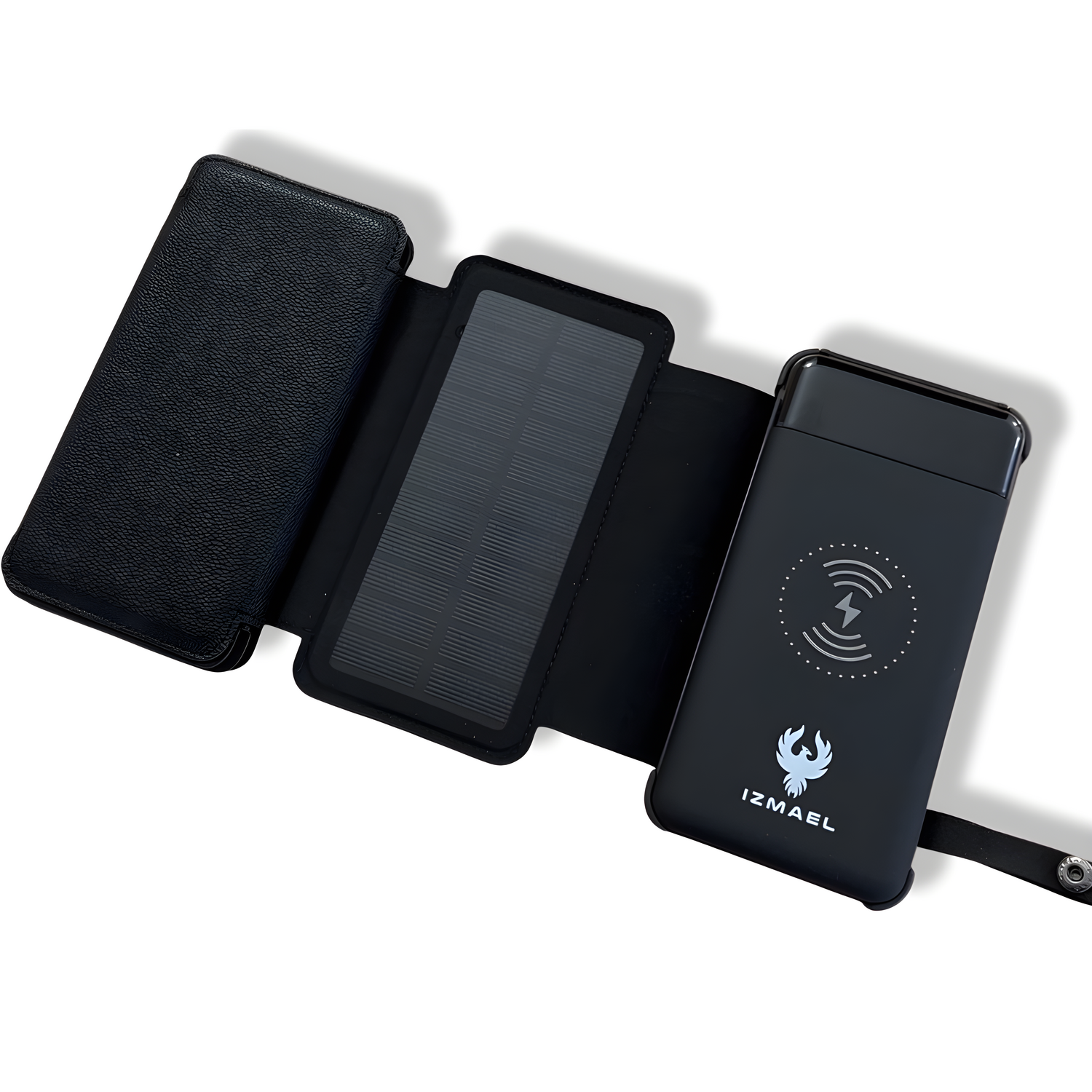 Solarna energetska banka (10000mAh) - 6 panela - Crna KP18694
