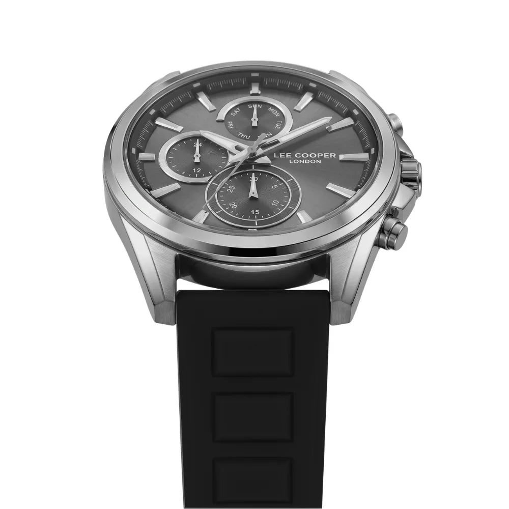 RUČNI SAT LEE COOPER 8387 - Brojčanik crna, remen crna