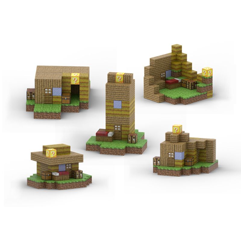 MagnetikCraft Ranč 5u1, 100 komada + 3 Figure