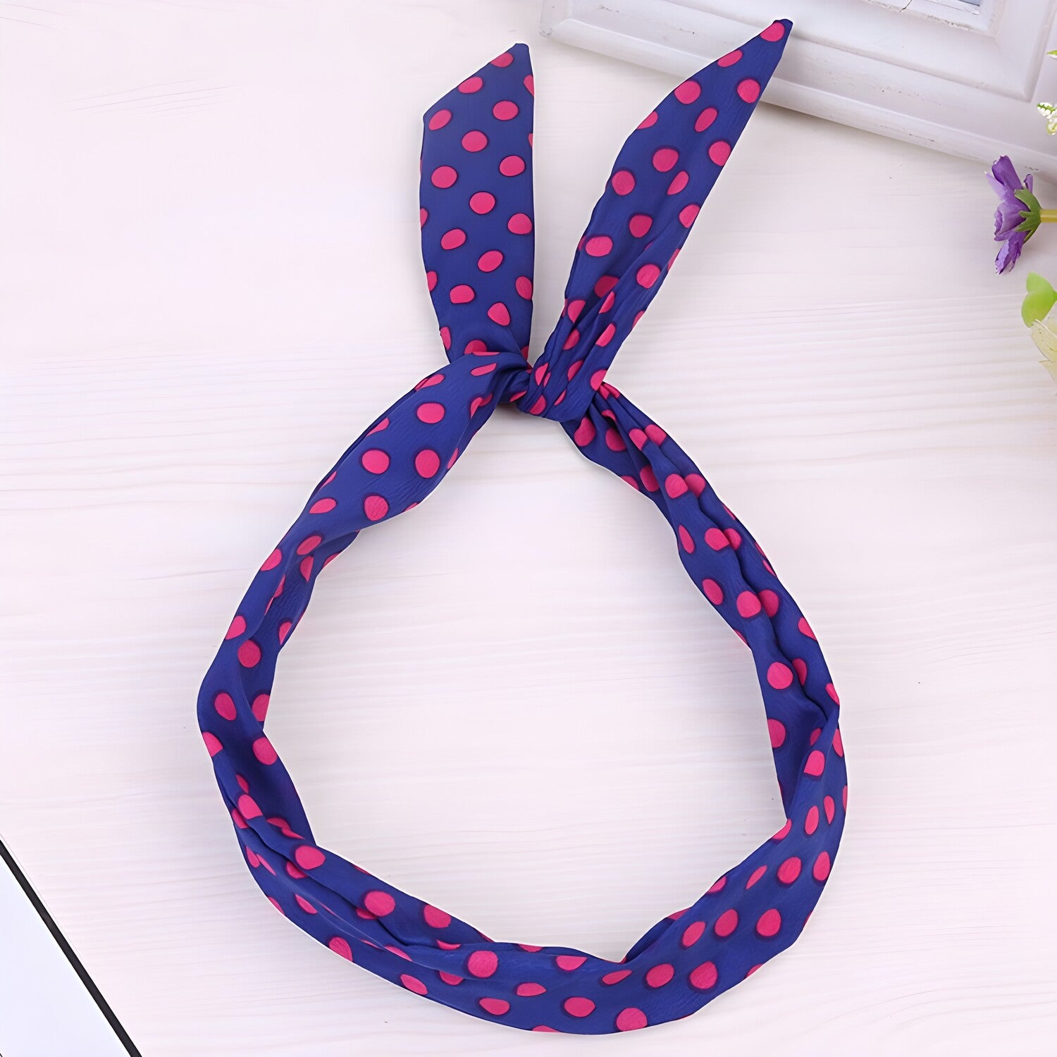 Traka za glavu ME-4159 - Tip5 / Plava - Ružičasta KP4159