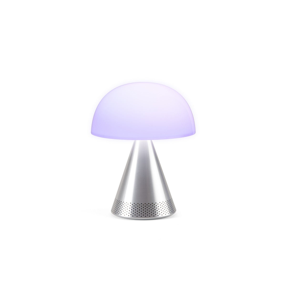 Lexon MINA L AUDIO prijenosna lampa s bluetooth zvučnikom SREBRNA