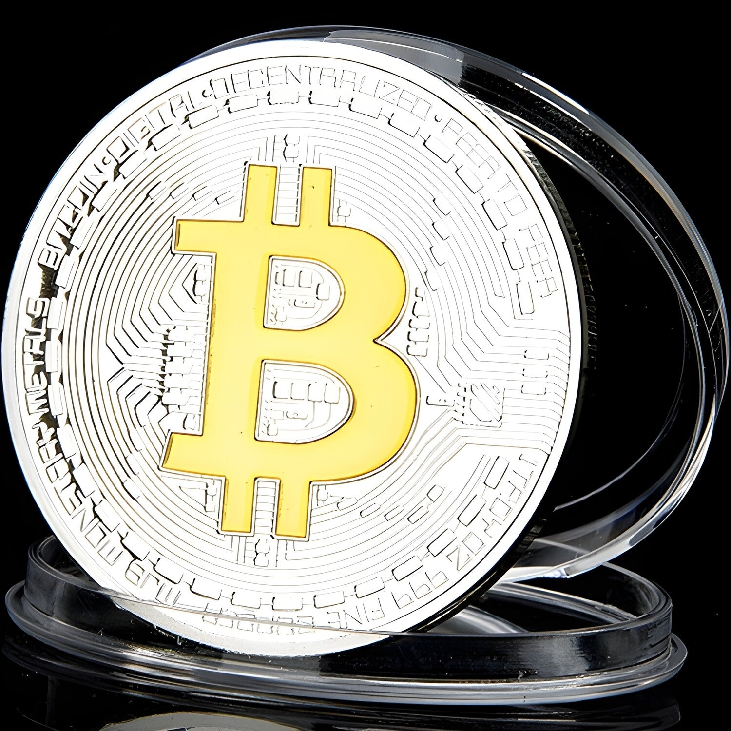 Bitcoin Kovanica - Srebrna / Zlatna KP3114