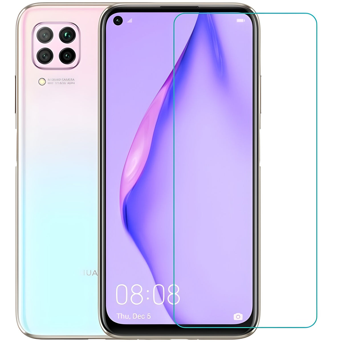 Premium kaljeno staklo 9H za Huawei P40 Lite - Prozirna KP26177