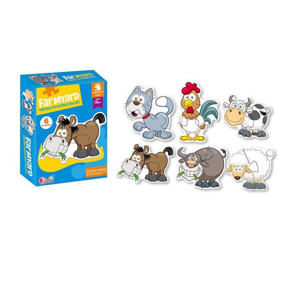 Baby puzzle Vozila - Farma - Zoo – slagalice za djecu Vozila