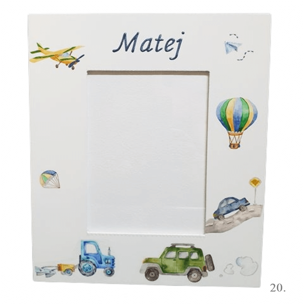 Personalizirani okviri za fotografije – Unikatni poklon za rođenje, krštenje ili rođendan - 20. - 15134