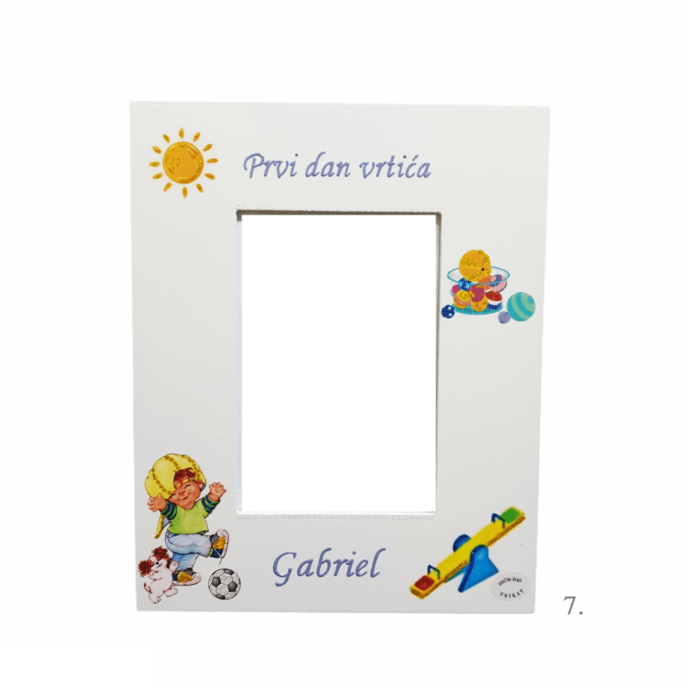 Unikatni okviri za fotografije – prvi dan škole i vrtića - 7. - 15121