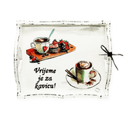 Vrijeme je za kavicu!  Poslužavnik Š16028