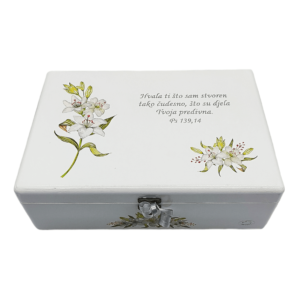 Unikatna kutija za Prvu Pričest – Jedinstven poklon za nezaboravne uspomene - 5. 20x30x10cm - 154325