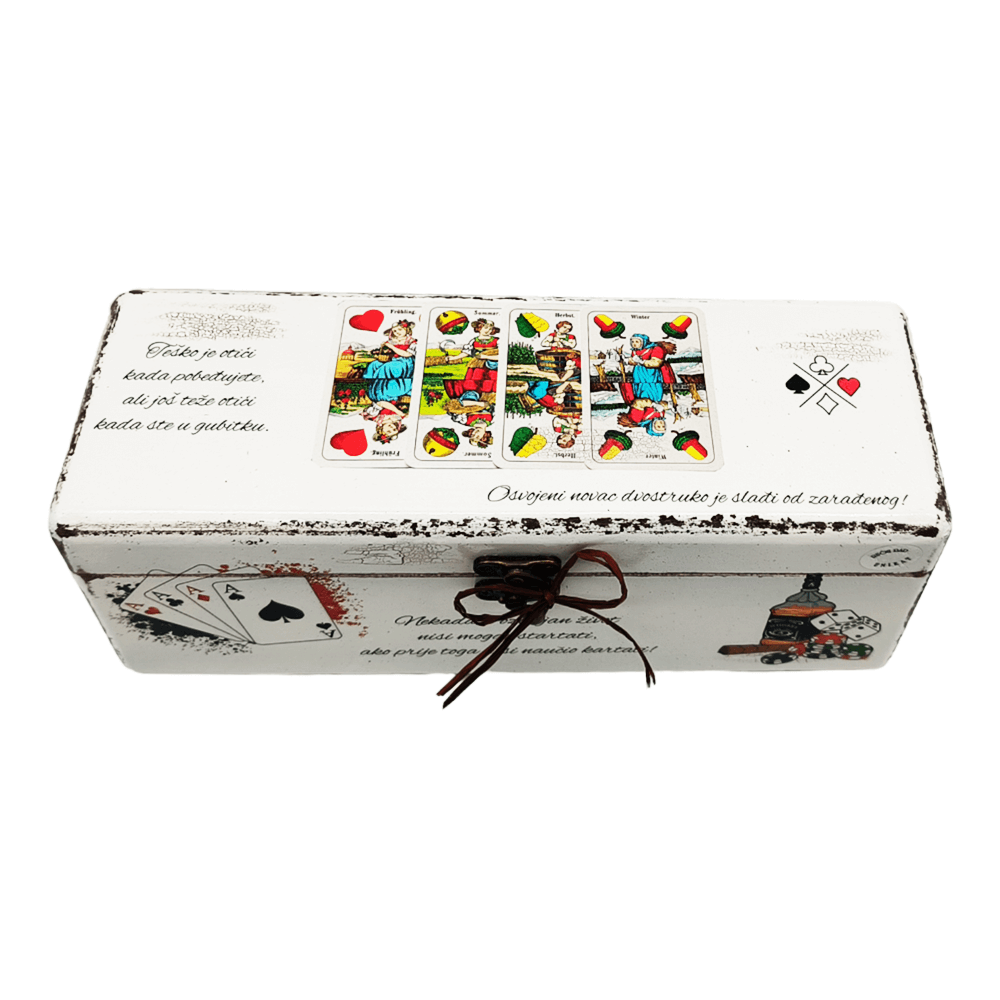 Kutija za Kartaše – Savršena za Svaku Partiju! - Shabby chic - Š017