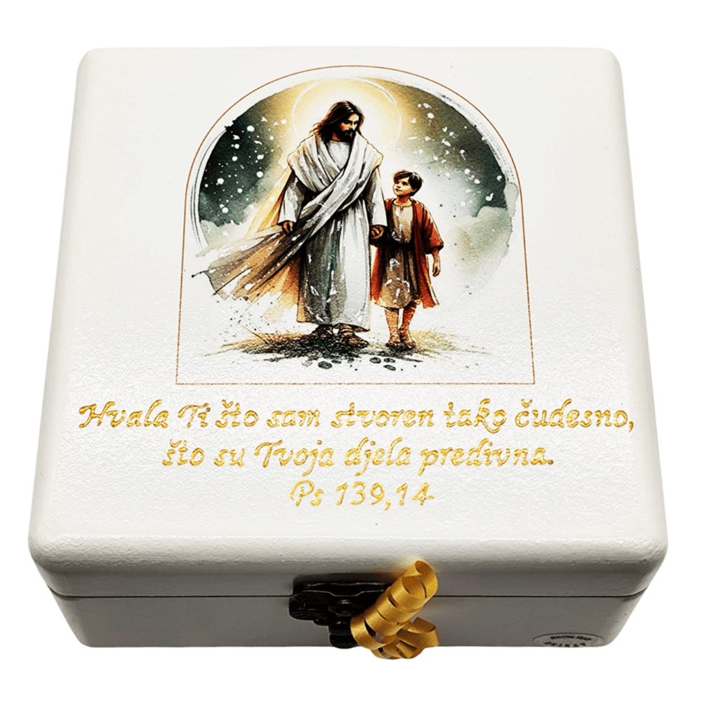 Personalizirane unikatne Kutije uspomena za Prvu Pričest - 2. 16x16x10cm -165212