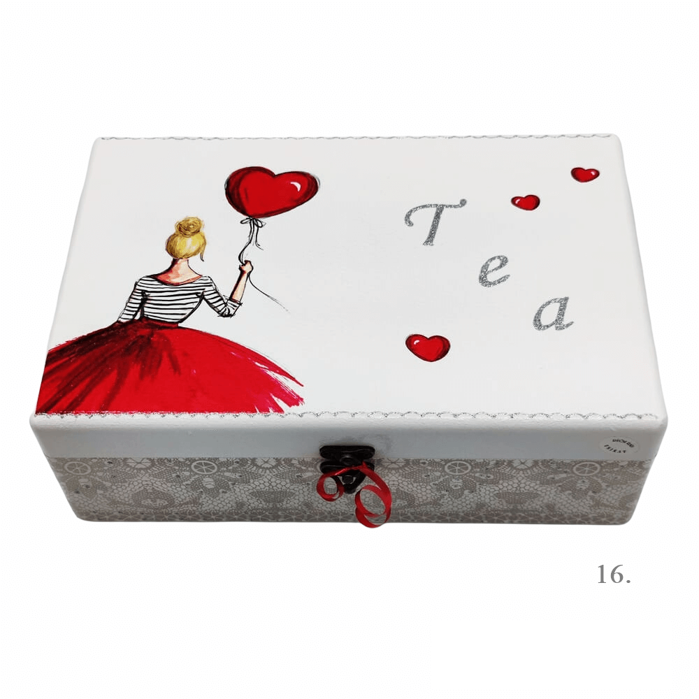 Kutija uspomena personalizirana imenom - poklon za rođenje, krštenje ili rođendan djeteta - 16. 20x30x10cm - 15462