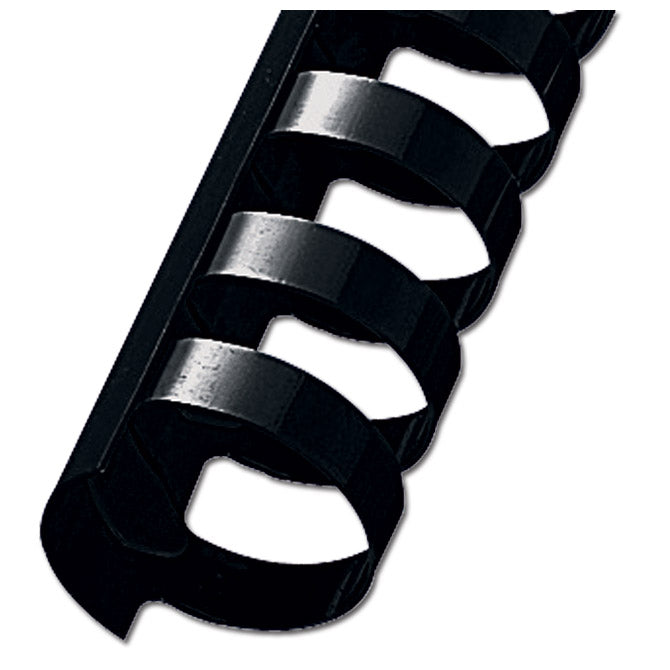 SPIRALA PLASTIČNA FI-38MM OVAL PK50 FORNAX CRNA