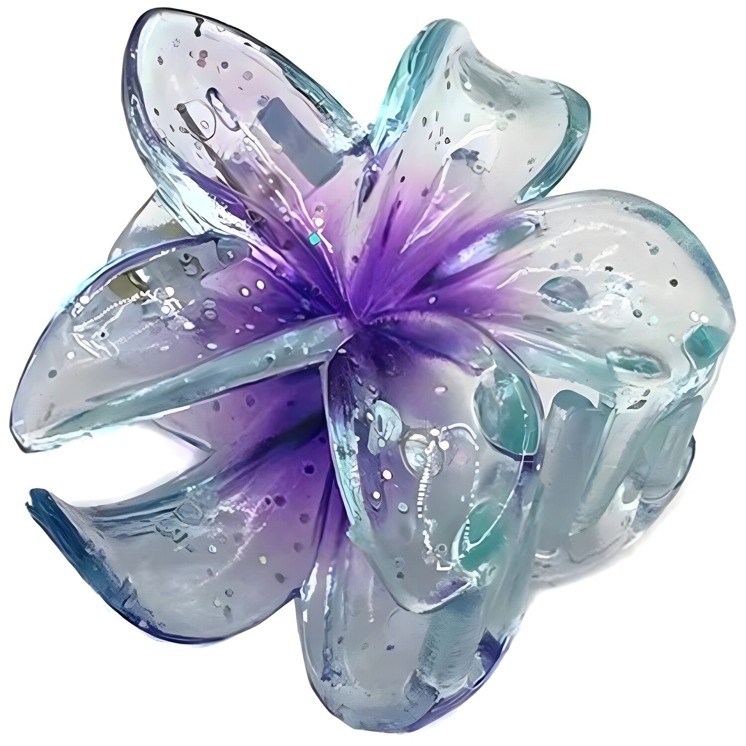 Kopča za kosu Flower - Ljubičasta KP39309