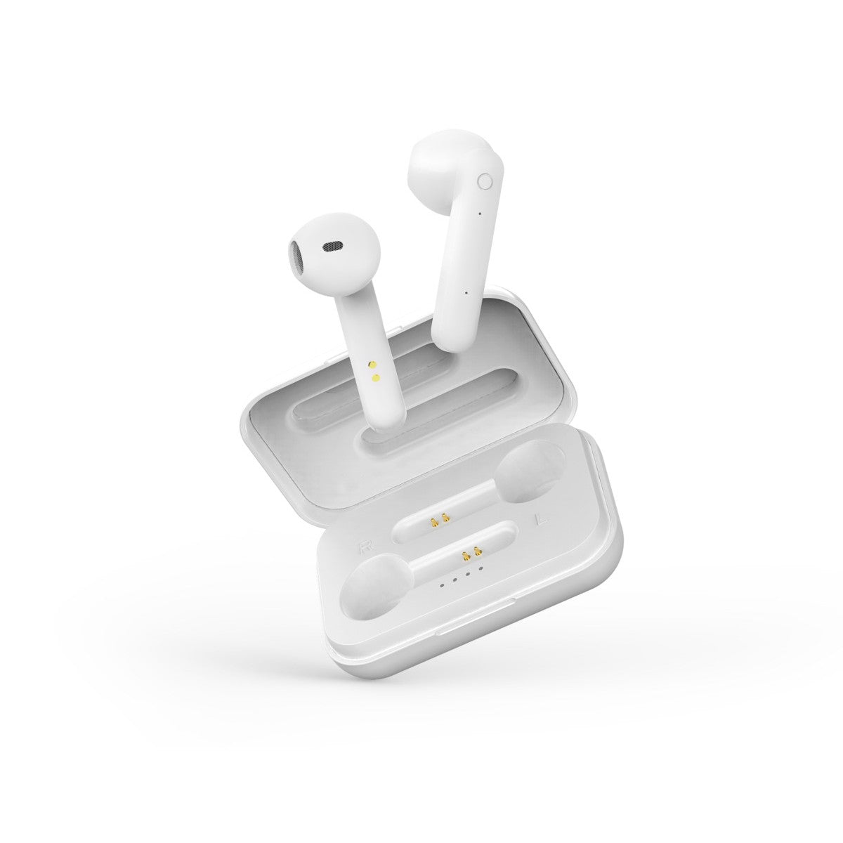 STREETZ True Wireless Stereo slušalice s kućištem za punjenje, polu-in-ear, BT 5, mat bijele