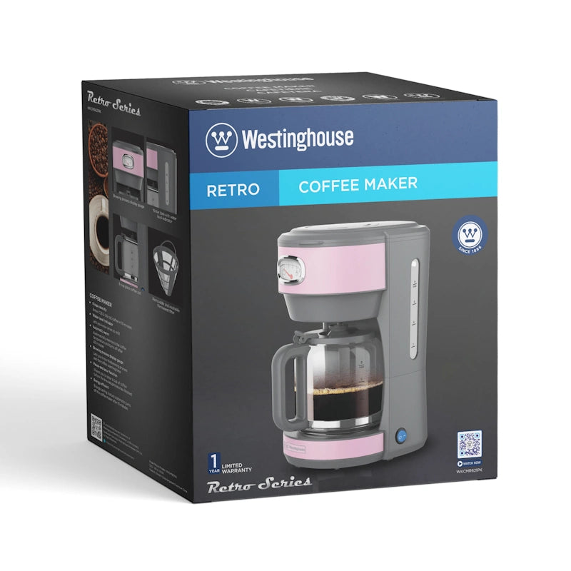 Westinghouse Retro Pink aparat za filter kavo