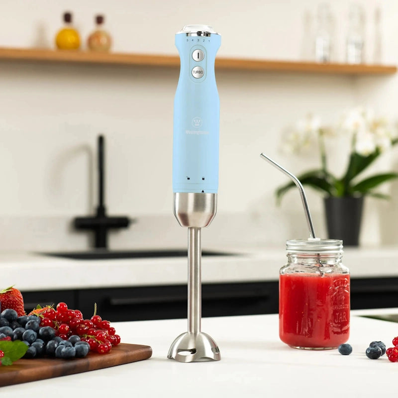 Westinghouse Retro Blue hand blender