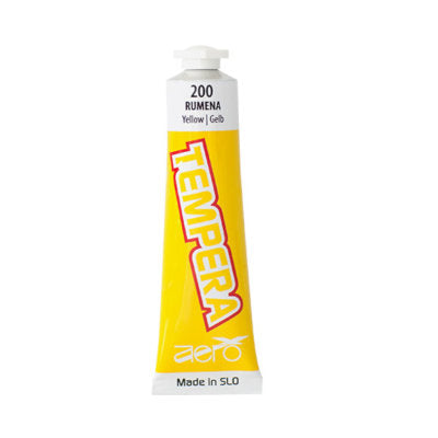 Temperatna barva Aero 42ml tuba rumena