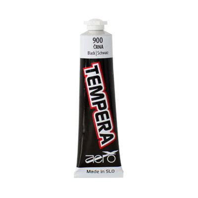 Tempera barva Aero 42ml tuba črna