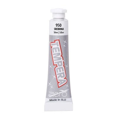 Boja tempera Aero 7,5ml tubica silver srebrna