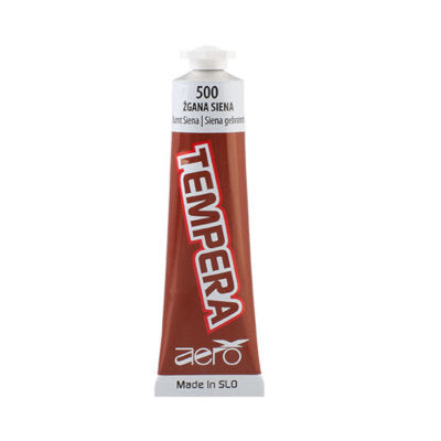 Boja tempera Aero 42ml tubica burnt siena smeđa