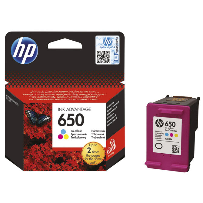 Ink Jet HP št.650 CZ102AE original barvna