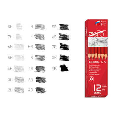 Olovka grafitna Aero journal 7B