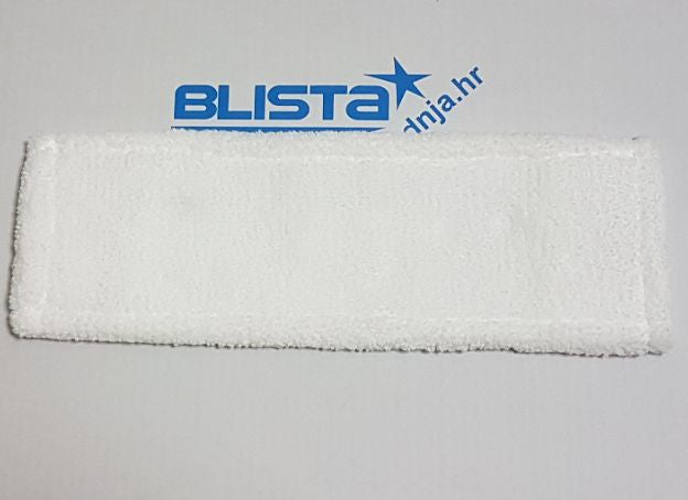 Prevleka za mop 40x10 mikrovlakna bela
