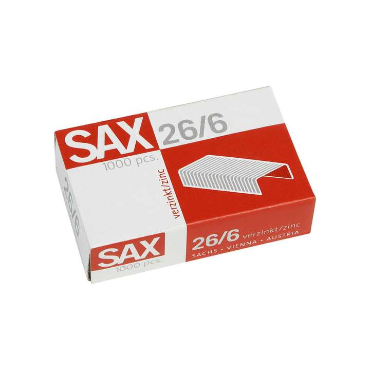 Spajalice strojne br. 8 (6/4) SAX pk10x1000 (Zink)