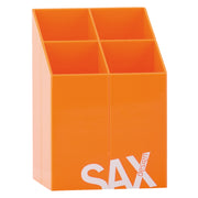 Čaša za olovke Sax design kocka narančasta