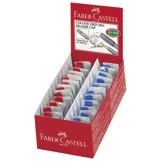 Gumica-čep Grip 2001 pk2 Faber-Castell 187001 sortirano