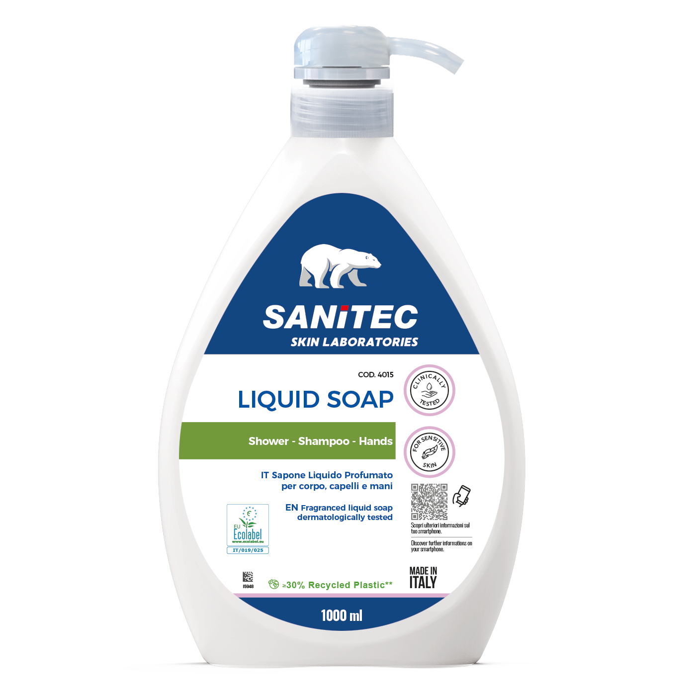 Tekući sapun Bio Green Power 1L s pump.