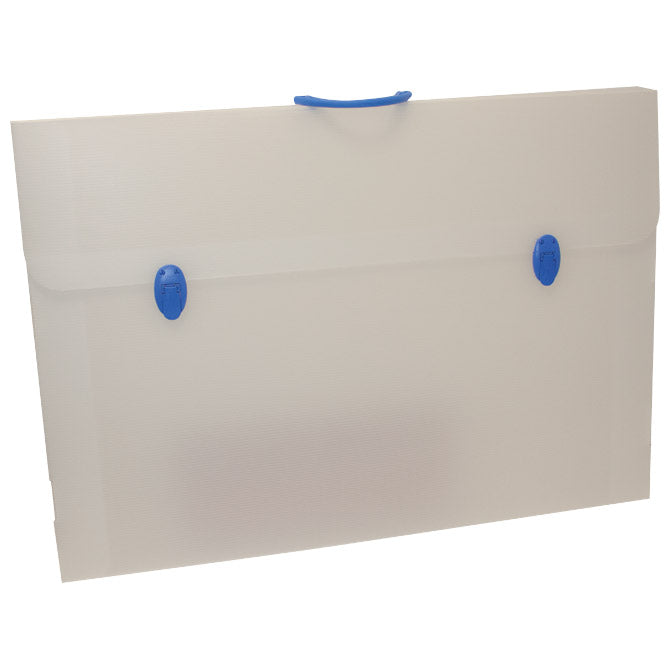 Torba-kofer pp-tvrdi 750x530x40mm Ri.Plast 6353754201 prozirno bijela/sort ručka