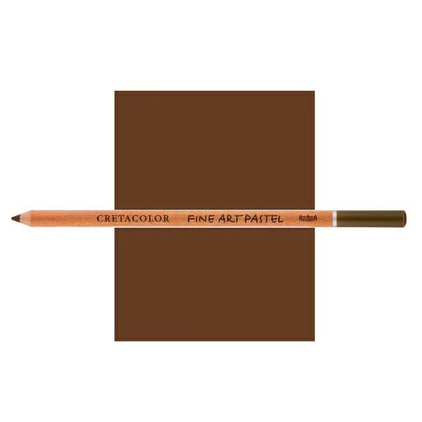 Umetniške pastelne barvice Cretacolor olivno rjava 3 kos v kartonski škatli
