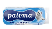 Toalet papir PALOMA EXCLUSIVE SOFT 3-sl. 10x110 lis