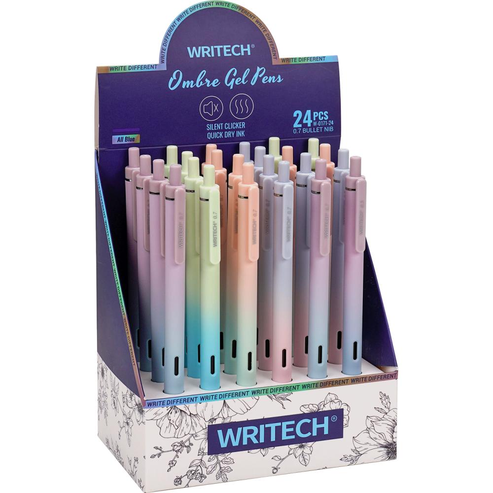 GEL PEN 0,7 WRITECH W-0171 OMBRE GRADIENT PASTEL DISP. 24/1