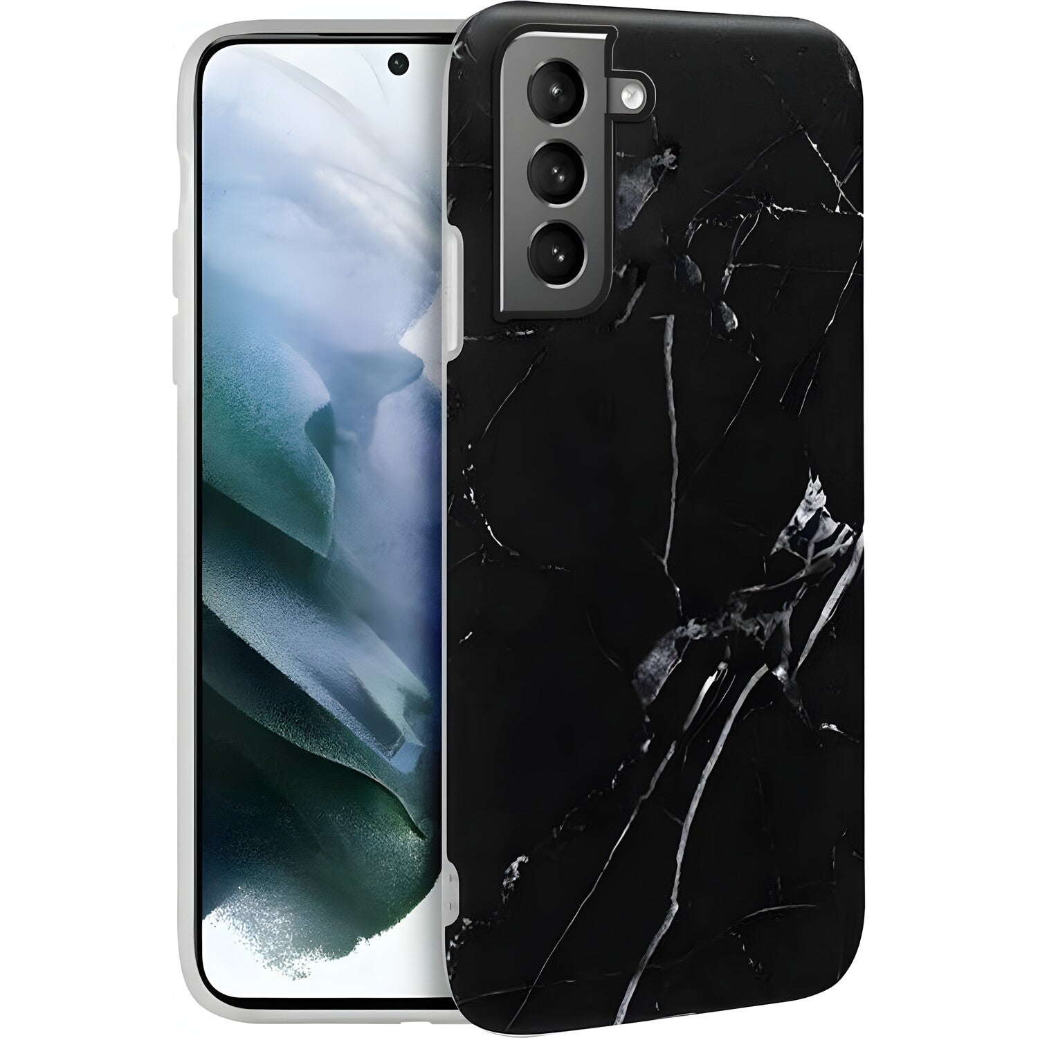 Wozinsky Marble silikonska futrola za Samsung Galaxy S21 Plus 5G/Galaxy S30 Plus - Crna KP10087