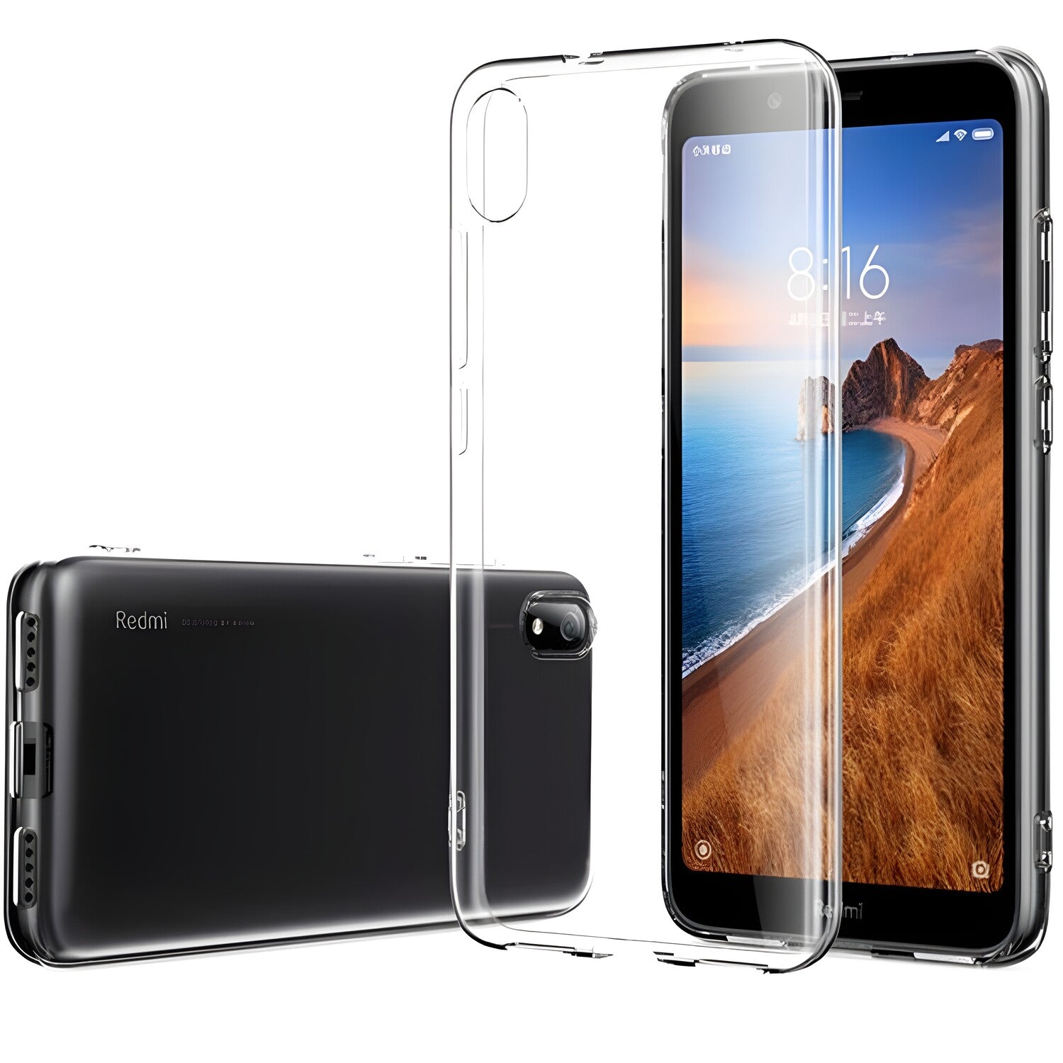 Przezračno zaštitno kućište za Xiaomi Redmi 7A - Prozirna KP10831