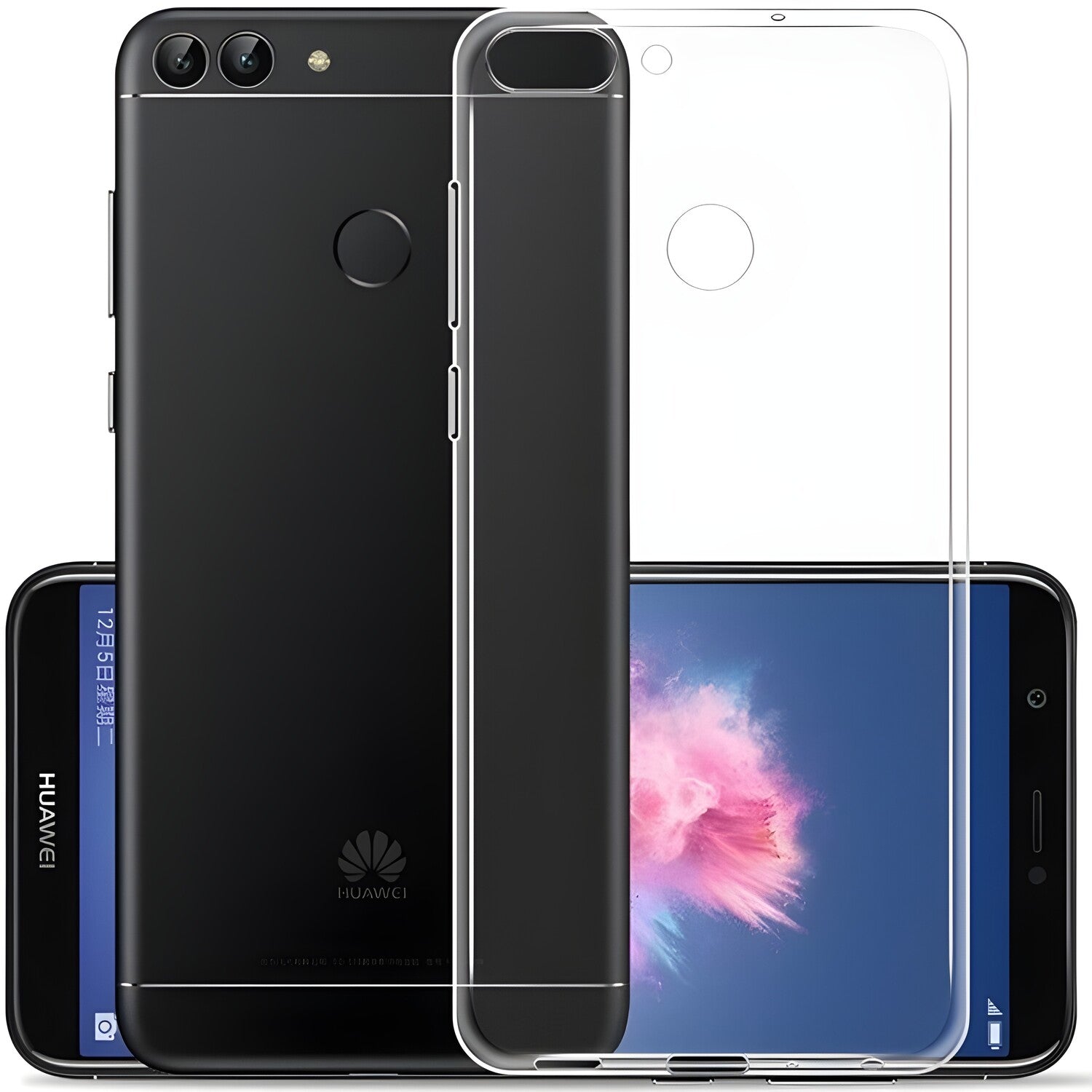 Przezračno zaštitno kućište za Huawei P Smart - Prozirna KP10838
