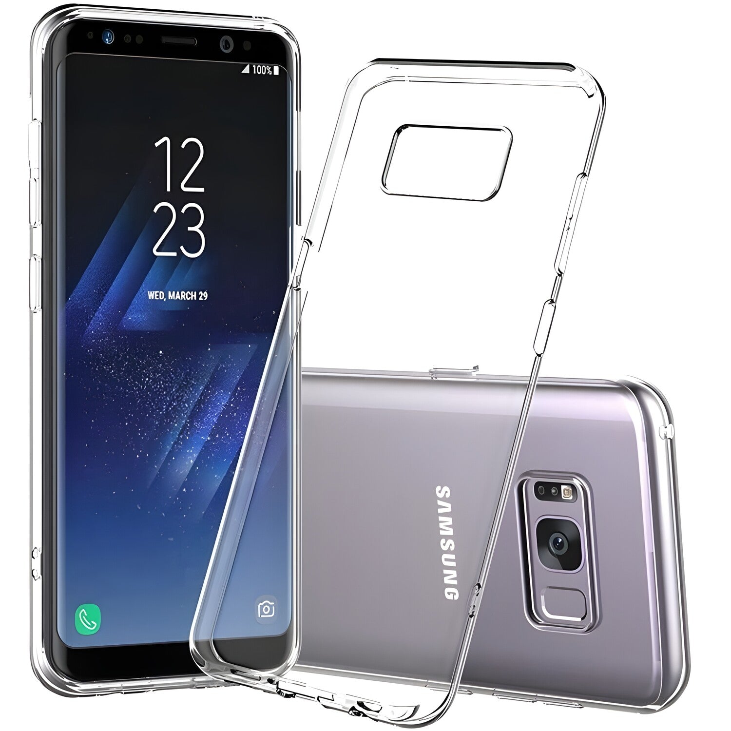 Przezračno zaštitno kućište za Samsung Galaxy S8 - Prozirna KP10841