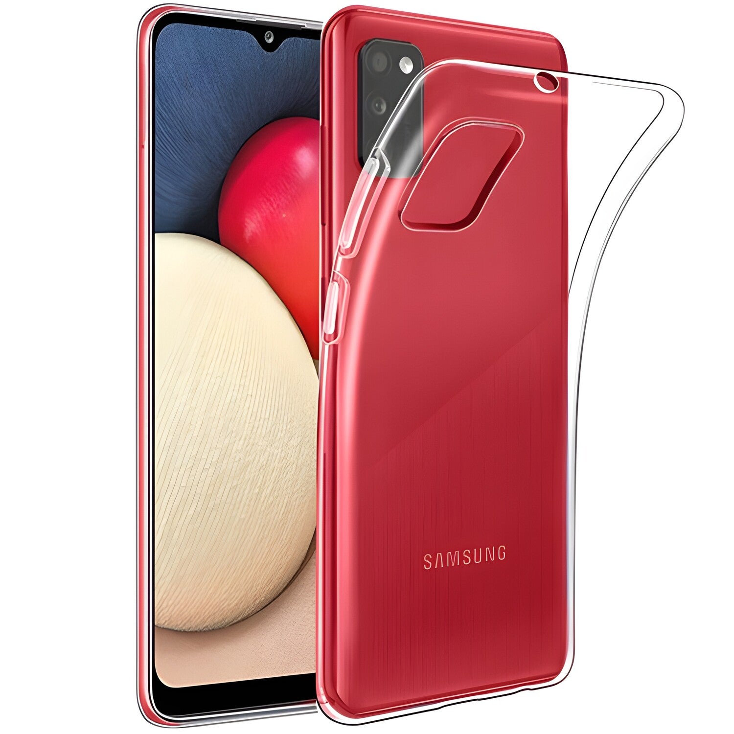 Przezračno zaštitno kućište za Samsung Galaxy A02s - Prozirna KP10845