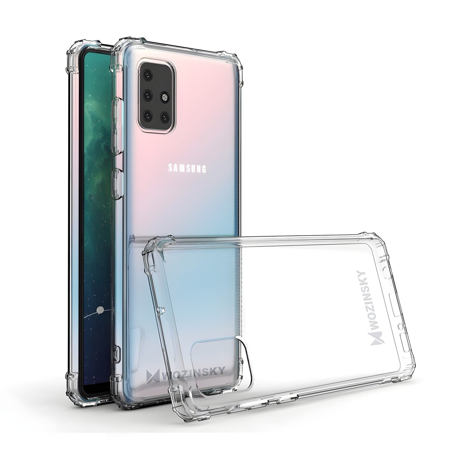 Wozinsky Anti Shock silikonska futrola za Samsung Galaxy A72 4G - Prozirna KP12139