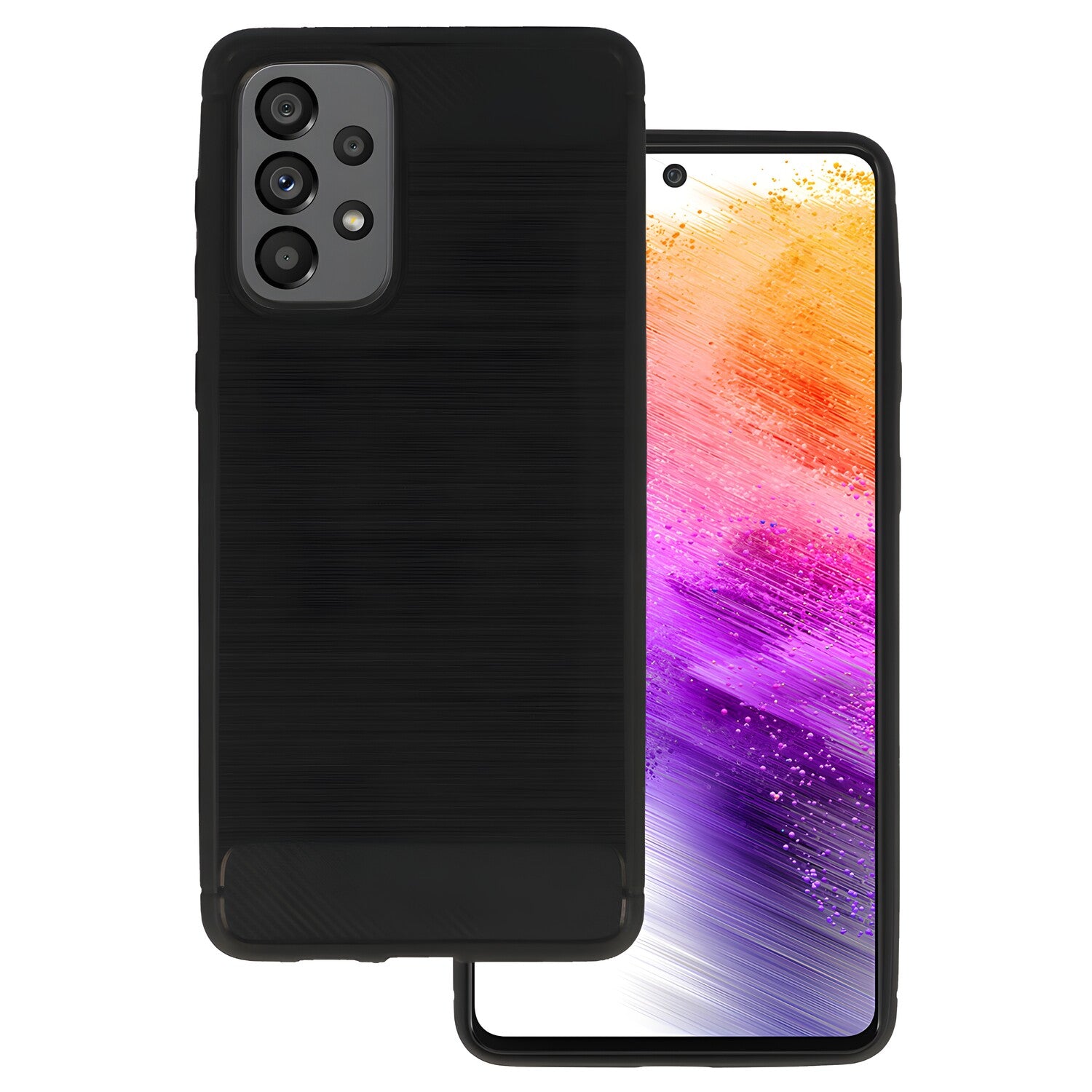 Futrola Carbon Shield TPU za Samsung Galaxy A73 - Crna KP17928