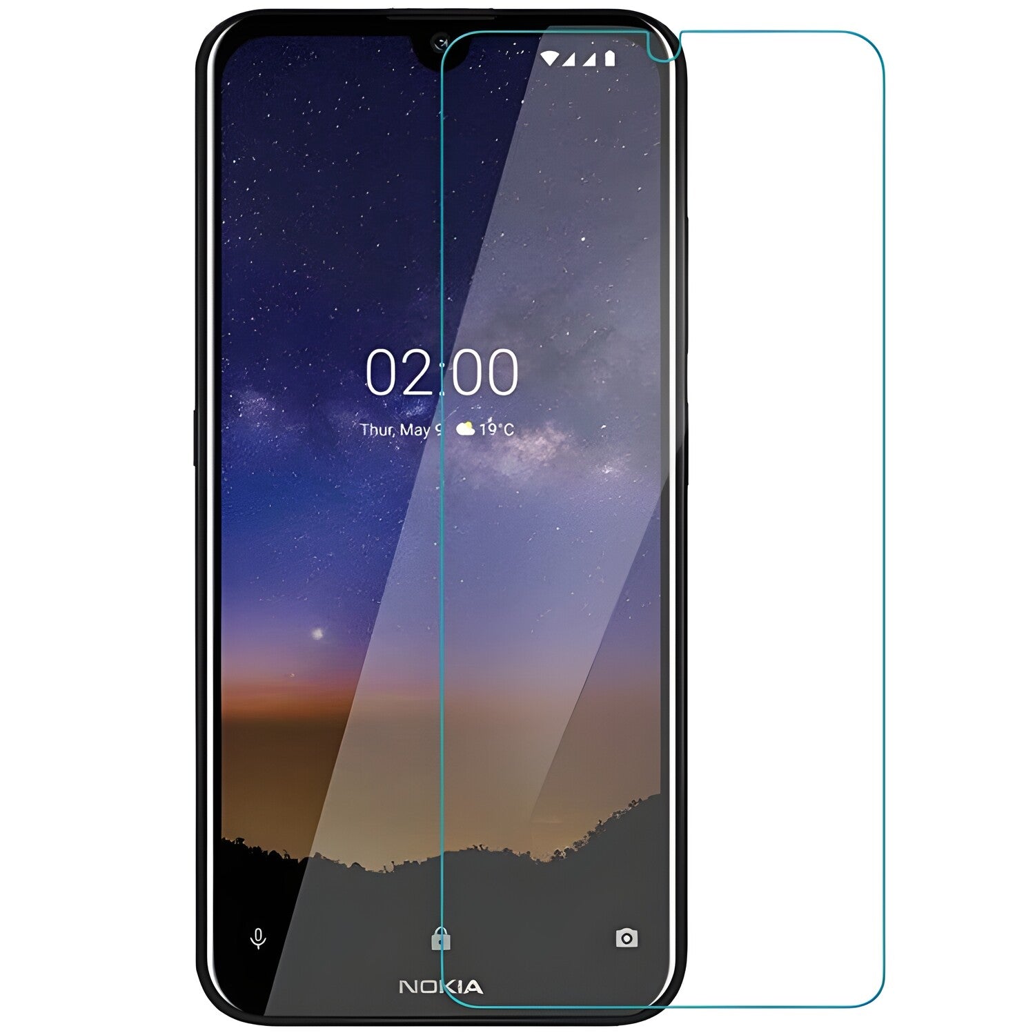 Premium kaljeno staklo 9H za Nokia 1.3 - Prozirna KP19022