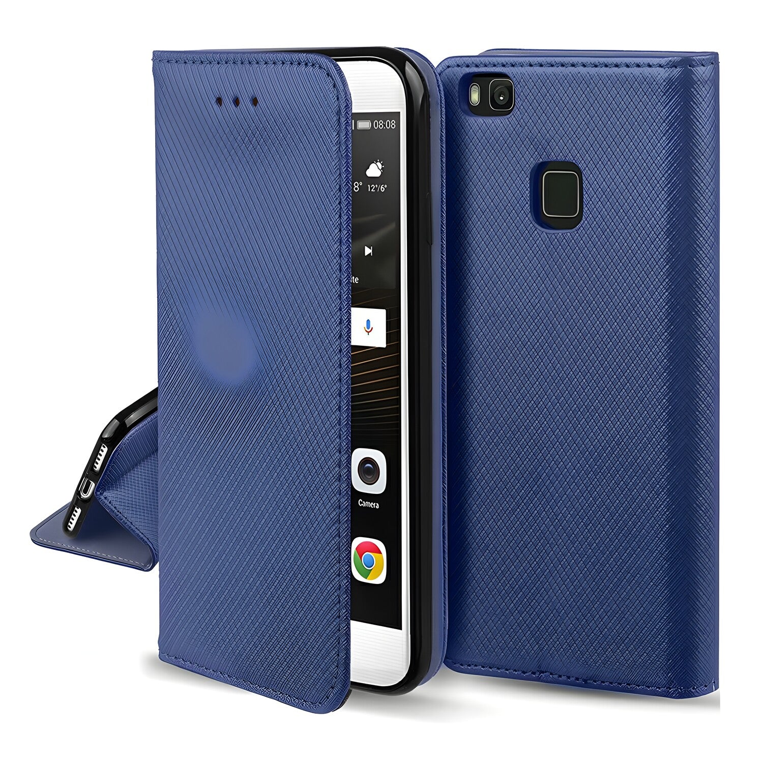 Elegantna magnetiska futrola za Samsung Galaxy A82 5G - Tamno plava KP19155